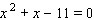 Use the discriminant to find the number and kind of solutions for the following equation. Discriminant __________ How many solutions does the equation have? __________ What kind of solutions are they? __________