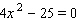 Use the discriminant to find the number and kind of solutions for the following equation. Discriminant __________ How many solutions does the equation have? __________ What kind of solutions are they? __________