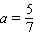 Find an equation that has the given solutions.   ,  