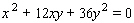 Solve   for   by using the quadratic formula with   ,   , and   .