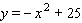 For the following equation, find the x -intercepts and the coordinates of the vertex, and choose the corresponding graph.