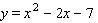 Find the vertex and any two convenient points to choose the graph of the following equation.