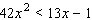 Solve the inequality and graph the solution set.  