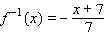 <strong>For the following one-to-one function, find the equation of the inverse. </strong> A) B) C) D) E)