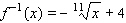 <strong>For the following one-to-one function, find the equation of the inverse. </strong> A) B) C) D) E)