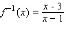 <strong>For the following one-to-one function, find the equation of the inverse. </strong> A) B) C) D) E)
