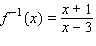 <strong>For the following one-to-one function, find the equation of the inverse. </strong> A) B) C) D) E)