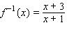 <strong>For the following one-to-one function, find the equation of the inverse. </strong> A) B) C) D) E)