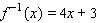 <strong>For the following one-to-one function, find the equation of the inverse. </strong> A) B) C) D) E)