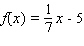 <strong>For the following one-to-one function, find the equation of the inverse. </strong> A) B) C) D) E)