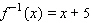 <strong>For the following one-to-one function, find the equation of the inverse. </strong> A) B) C) D) E)