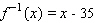 <strong>For the following one-to-one function, find the equation of the inverse. </strong> A) B) C) D) E)