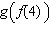 <strong>Evaluate the function using the tables given below. Table 1 Table 2 x f ( x ) x g ( x ) - 8 4 - 4 1 1 - 4 - 1 4 4 - 1 4 - 8 8 5 5 8</strong> A) B) C) D) E)