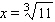 <strong>Solve the equation for x . </strong> A) B) C) D) E)