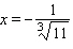 <strong>Solve the equation for x . </strong> A) B) C) D) E)