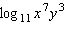 Use properties of logarithms to expand the expression as much as possible.