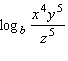 Use properties of logarithms to expand the expression as much as possible.