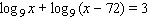 Solve the equation.  