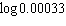 Find the following logarithm to four decimal places.  
