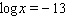 Find x .  