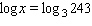 Find x .  