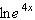 Simplify the following expression.  