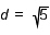 <strong>Find the distance between the following points. (7, 5) and (11, 8)</strong> A) B) C) D) E)