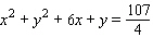 <strong>Find the center and radius, and choose the graph of the following circle. </strong> A) center = ; radius = 6 B) center = ; radius = 6 C) center = ; radius = 6 D) center = ; radius = 6