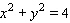 <strong>Find the equation of the circle shown in the graph. </strong> A) B) C) D) E)