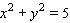 <strong>A parabola and a circle each contain the points (-5, 0), (0, 5), and (5, 0). Choose the graph that shows each curve on the same coordinate system.</strong> A) Circle: ; parabola: B) Circle: ; parabola: C) Circle: ; parabola: D) Circle: ; parabola: