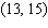 Find the distance between the following points. and