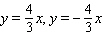 <strong>Give the equations of the two asymptotes in the following graph. </strong> A) B) C) D) E)
