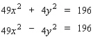<strong>Solve the system of equations. </strong> A) B) C) D) E)