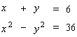<strong>Solve the system of equations. </strong> A) B) C) D) E)