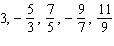 <strong>Write the first five terms of the sequence with the following general term. </strong> A) B) C) D) E)