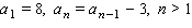 Write the first five terms of the sequence defined by the recursion formula.  