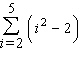 <strong>Write the sum with summation notation. Do not calculate the sum. </strong> A) B) C) D) E)