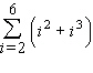 <strong>Write the sum with summation notation. Do not calculate the sum. </strong> A) B) C) D) E)