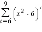 <strong>Write the sum with summation notation. </strong> A) B) C) D) E)