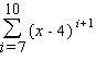 <strong>Write the sum with summation notation. </strong> A) B) C) D) E)