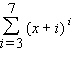 <strong>Write the sum with summation notation. </strong> A) B) C) D) E)