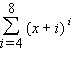 <strong>Write the sum with summation notation. </strong> A) B) C) D) E)