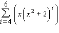 <strong>Write the sum with summation notation. </strong> A) B) C) D) E)