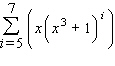 <strong>Write the sum with summation notation. </strong> A) B) C) D) E)