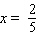 <strong>Solve the equation for </strong> A) B) C) D) E)