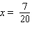 <strong>Solve the equation for </strong> A) B) C) D) E)