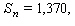Given and in an arithmetic sequence, and find n . n = __________