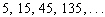 Determine if the sequence is a geometric progression. If it is, then identify the common ratio r .