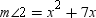 <strong>When lines a and b are cut by transversal d , and are a pair of alternate exterior angles that are formed. If and , find x .</strong> A)x = 3 B)x = 3.5 C)x = 4 D)x = 4.5