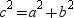 In the Pythagorean Theorem (where ), the number c represents the length of the hypotenuse of a right triangle.